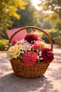 Basket Bouquet candle