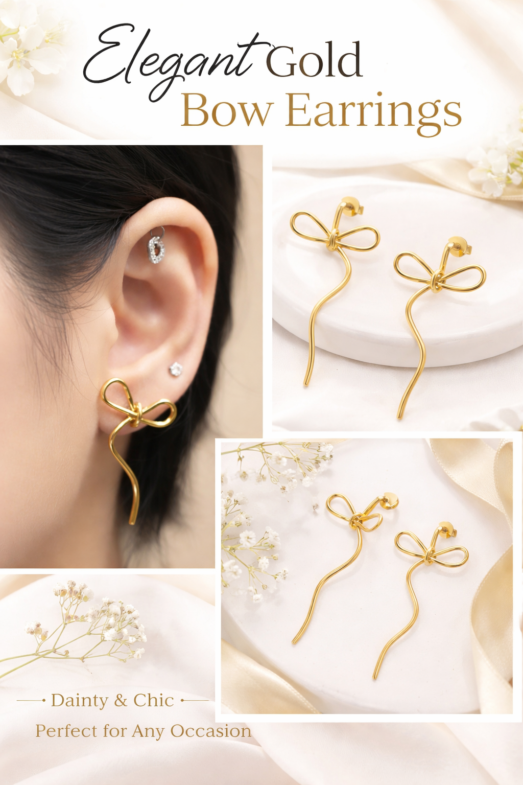 Elegant Bow earings