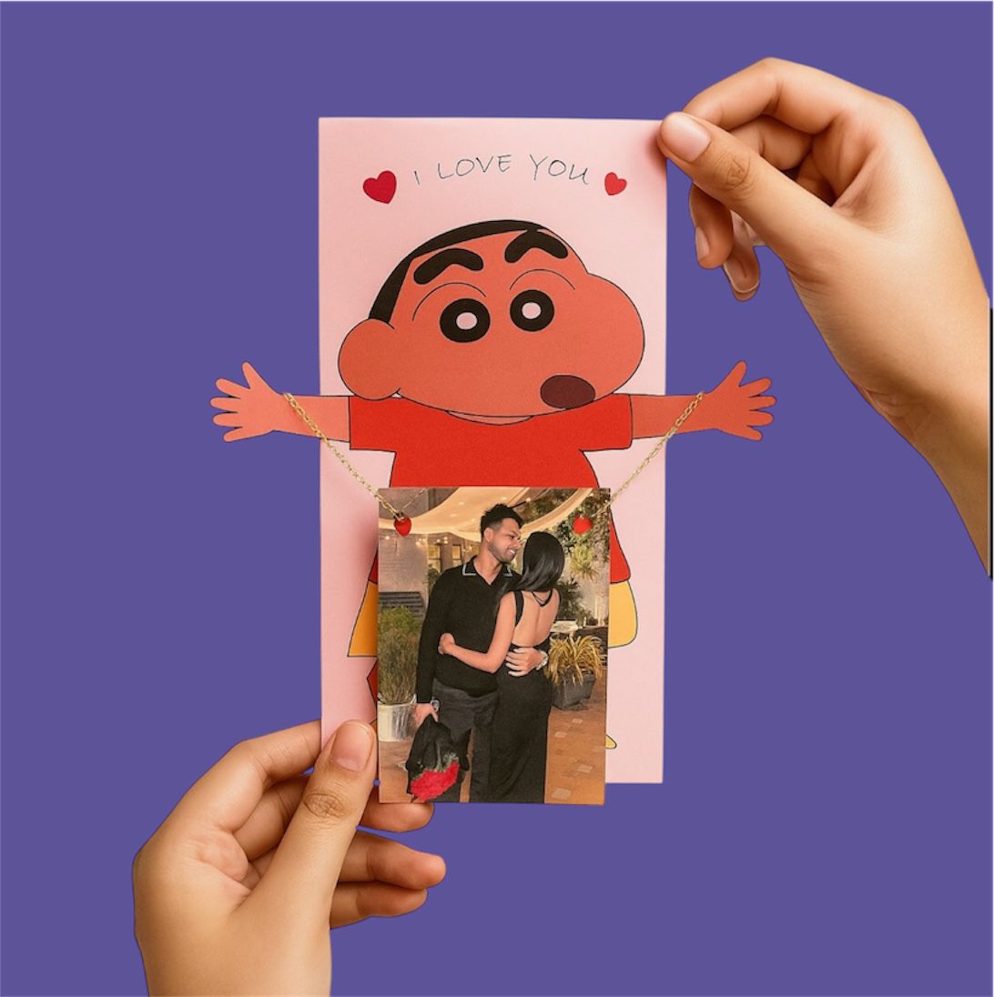 Shinchan card with your photo